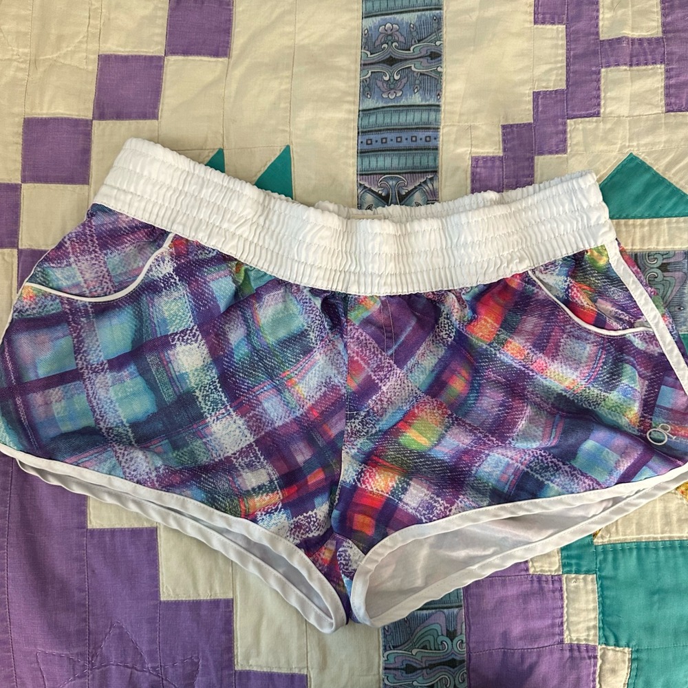 Vintage Y2K Booty Mini Short Shorts Low Rise OP Retro Preppy Sporty 2000s